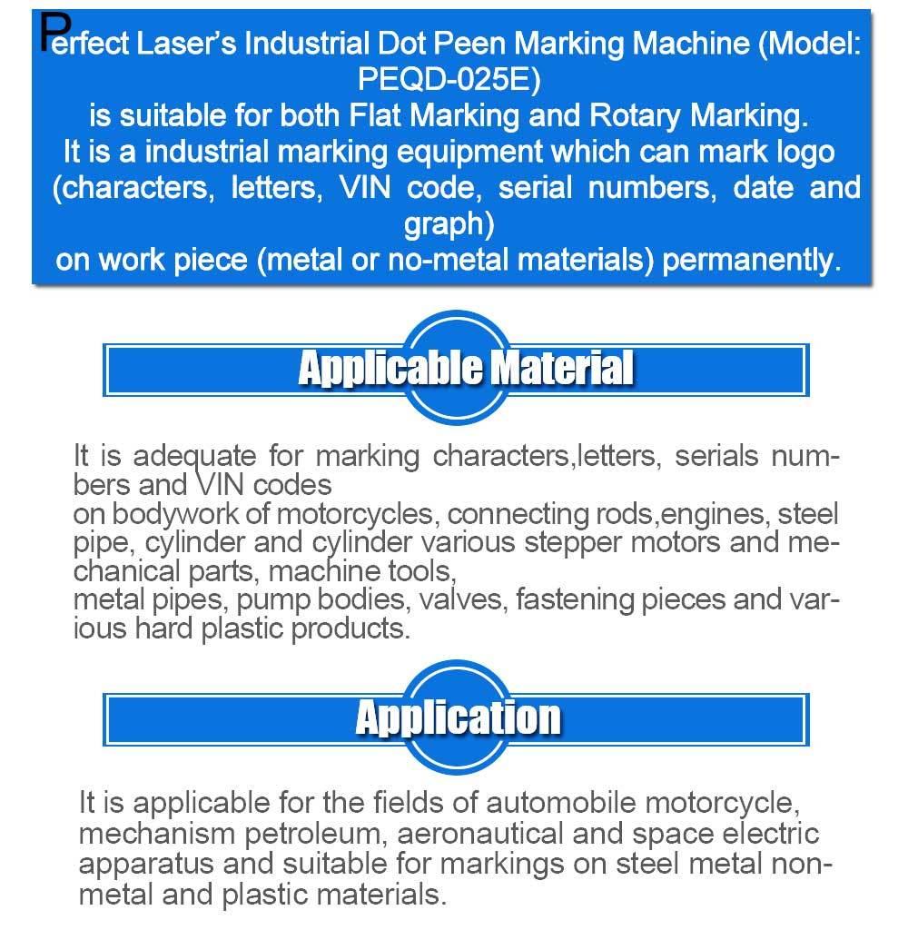 Desktop Touch Screen Metal Nameplates DOT Peen Marking Machine