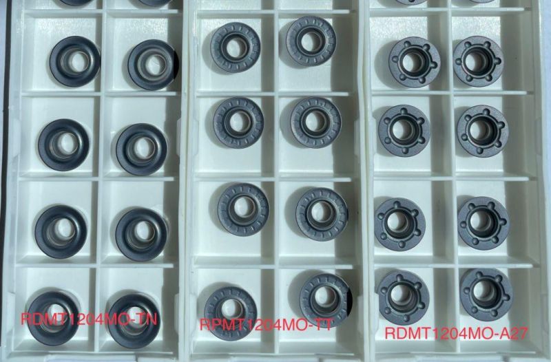 Best Selling PVD Coating Lathe Tools Round Milling Carbide Insert Rpmt10t3mo/Rdmt10t3mo