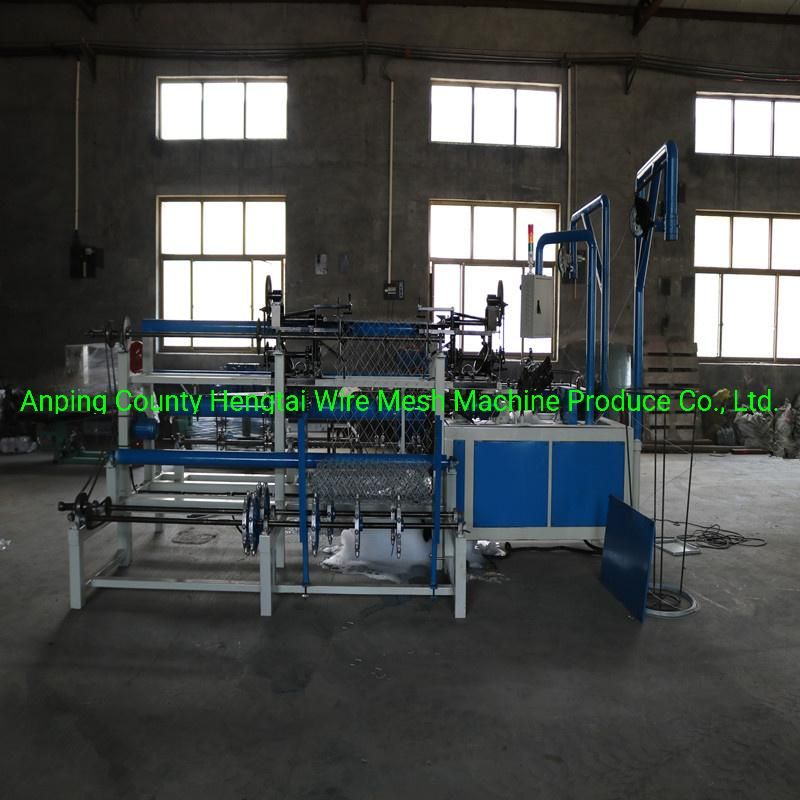Full Automatic Diamond Mesh Chain Link Fence Making Machine