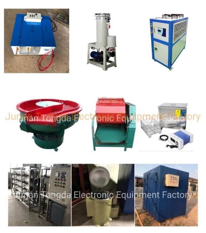 Gold Electroplating Plating Machine PP Barrel Automatic Barrel Plating Machine