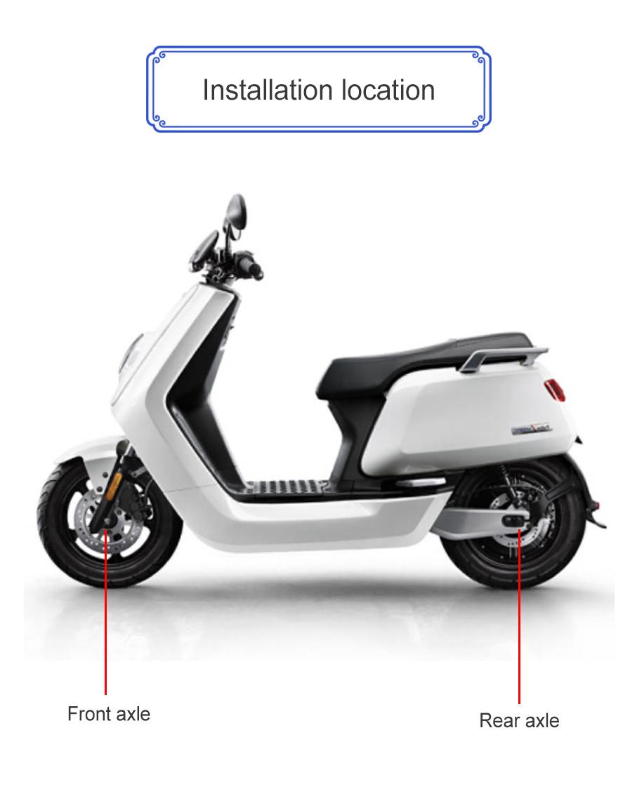 ISO Qualified Customized Factory Supplied Aluminium/Carbon Steel Front Wheel Axle for Electric Scooter