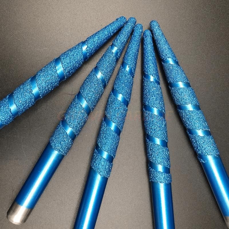 Gw Carbide-Cutting Bits CNC Carving Tool Dental Sintered Diamond Engraving Burrs Router Bits for Stone