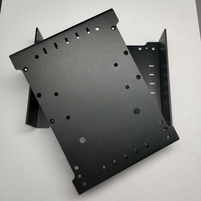 OEM High Quality Precision Customized Black Steel Sheet Metal Products