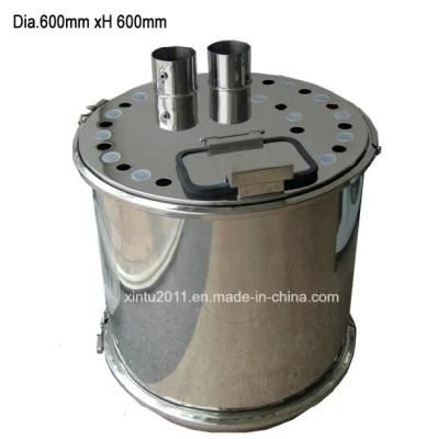 Round Big Recovery Powder Hopper for Powder Sieve Machine R250pH