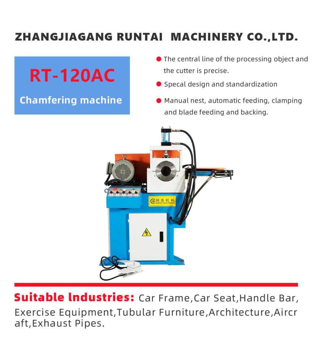 Tube Double End Hydraulic Automatic Stainless Steel Aluminum Bar Chamfering Machine
