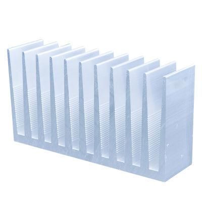 High Power Dense Fin Aluminum Heat Sink for Apf and Power and Radio Communications and Welding Equipment and Svg and Electronics and Inverter