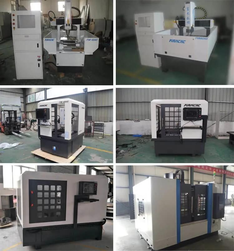 Heavy Duty Servo Motor 4040 6060 CNC Metal Mould Making Milling Machine