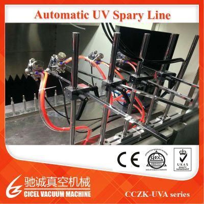Metalising Chamber UV Automatic Plastic Painting Line Vacuum Coating Machine, PVD Coating Machine