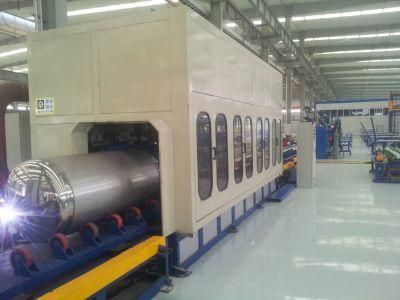 Auto Non-Stop LNG Tank Polishing and Buffing Machine for External Surface Grinding with Vacuum Cleaner