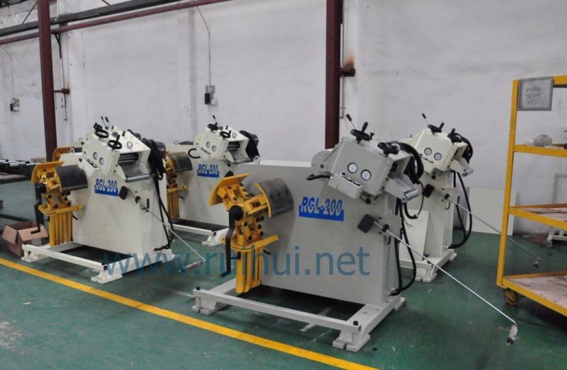 2 in 1 Material Rack Uncoiler and Straightener Machine (RGL-200)