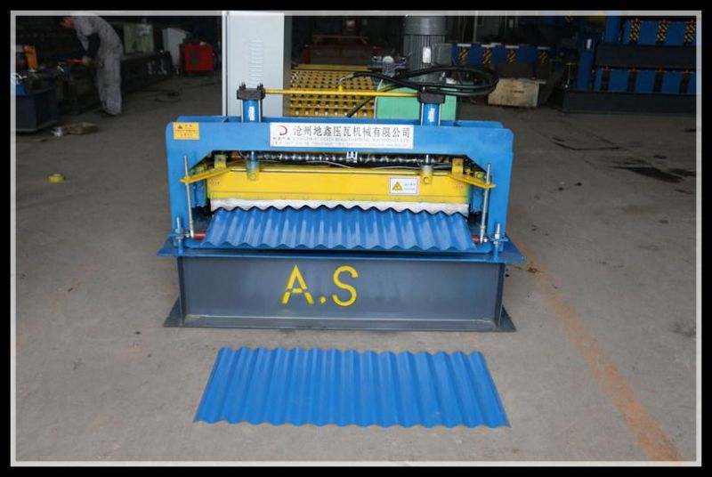 Automatic Colored Roofing Tiles Cold Roll Forming Machine