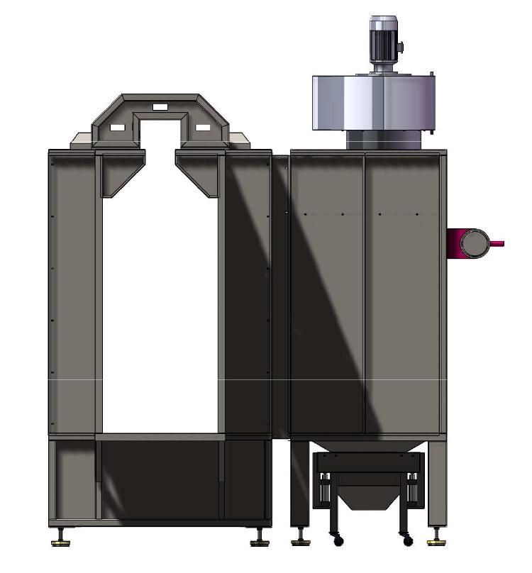 Colo Manual Powder Coating Paint Booth for Aluminum Profile