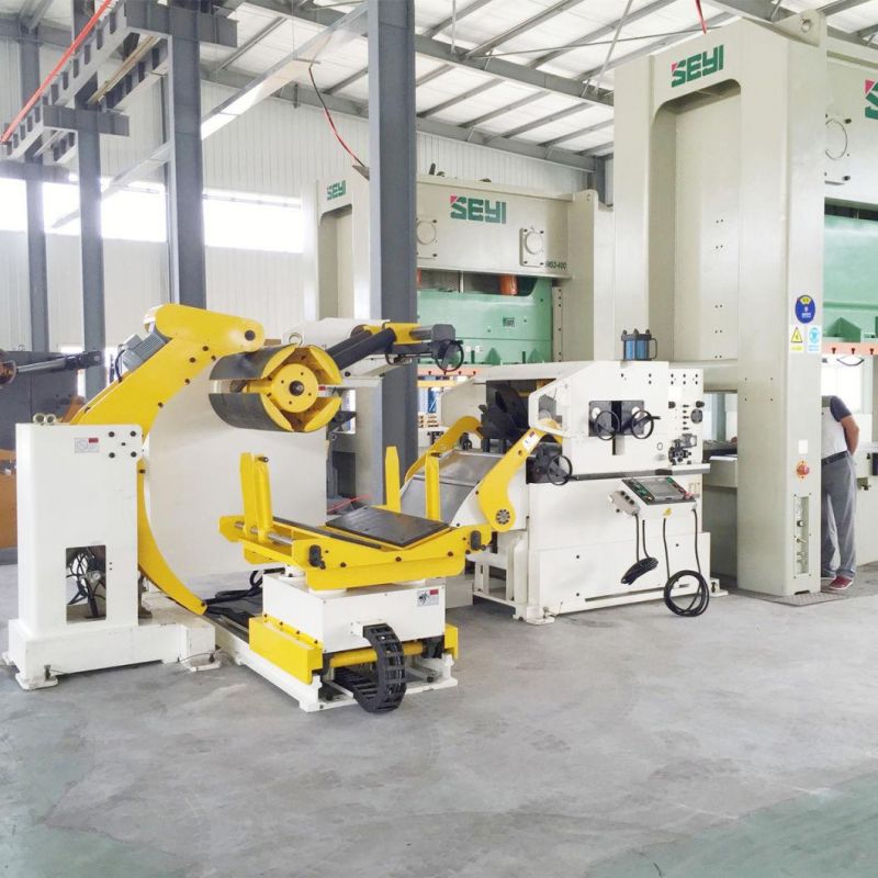 Roller Type Automatic Coil Straightener Feeder with Decoiler and Straightener