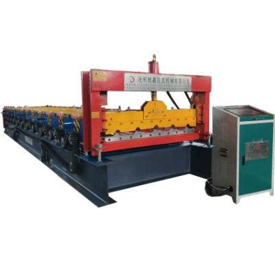 Automatic Trapezoid Metal Roof Ibr Sheet Roll Forming Machine