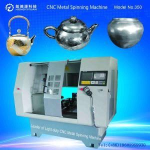 Mini Automatic CNC Metal Spinning Machine for Silver Pot (Light-duty 350B-26)