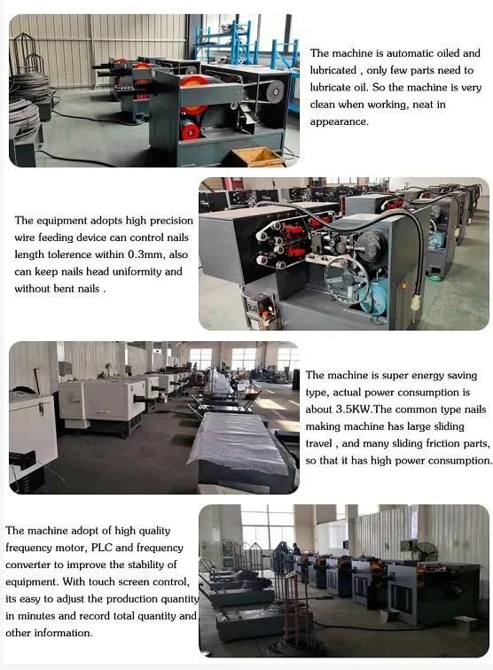 Low Noise High Productive Wire Nail Making Machine