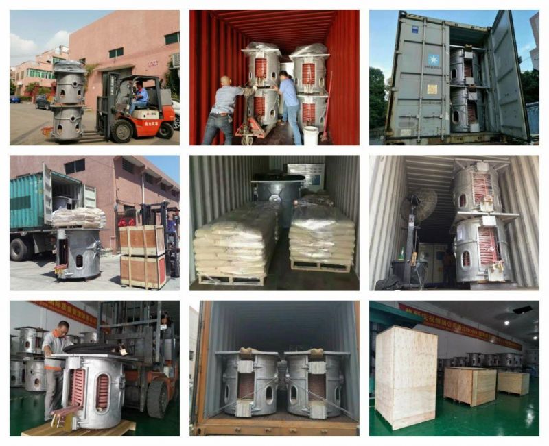 Energy Saving Electric Induction Aluminum Melting Furnace for Sale