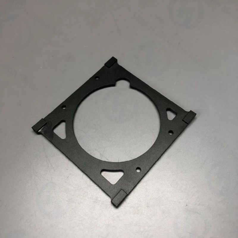 OEM Custom Sheet Metal Fabrication Parts with Powder Coating Black for Metal Plate
