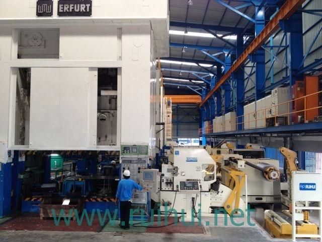1300mm Wide Stamping Blanking Line Automation 3 in 1 Straightener with Nc Servo Feeder