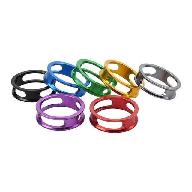 Black Coating CNC Machined Washer Aluminum Pipe Saddle Washer