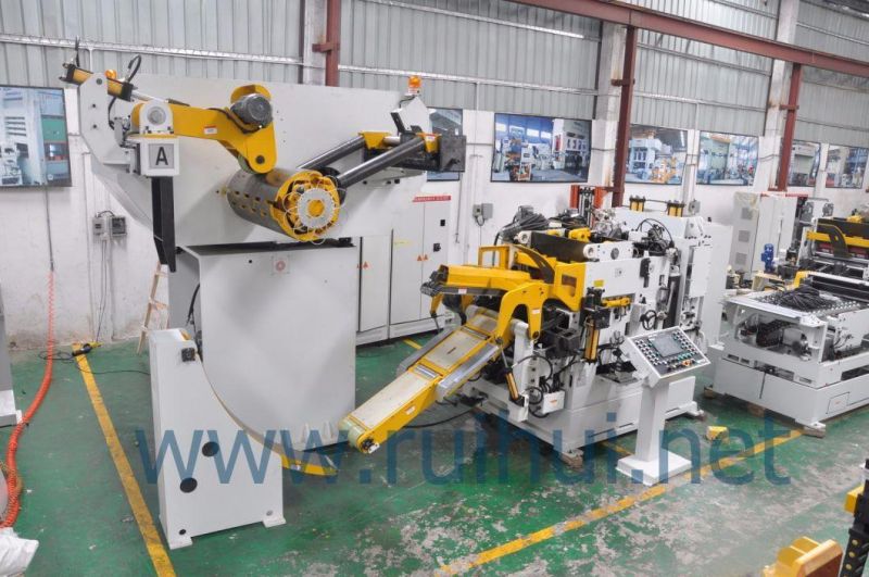 Coil Sheet Automatic Feeder with Straightener for Press Line Uncoiler for Light Material in Press Machine