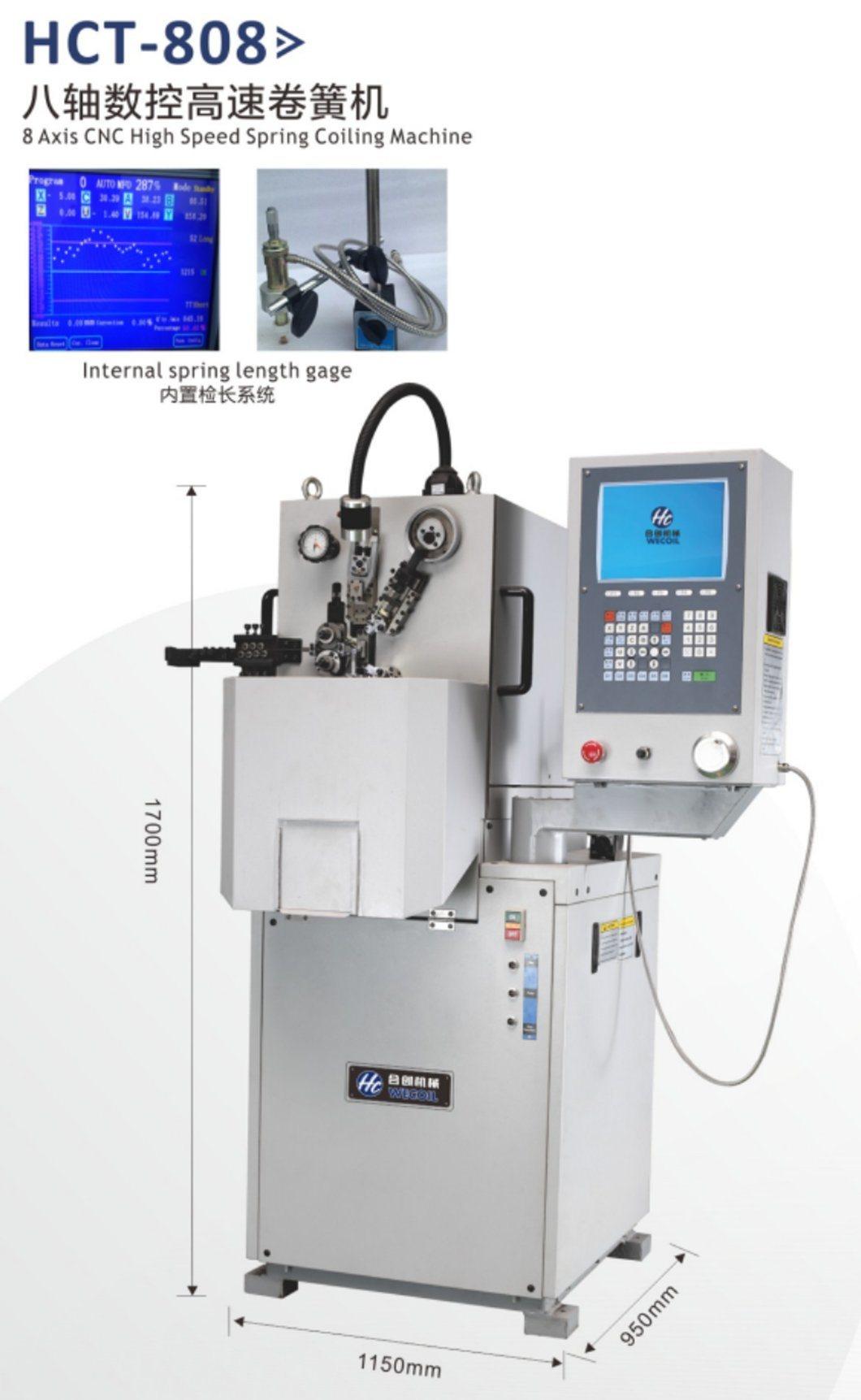 WECOIL-HCT-808 8 Axis CNC Spring Coiling Machine