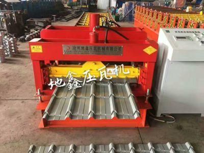 Glazed Roof Tile Steel Sheet Roll Forming Machine Production