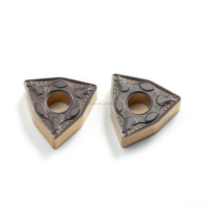 Lathe Indexable Solid Carbide Wnmg Turning Insert Blade for Lathe Turning Tool Holder for The Finishing of Steel
