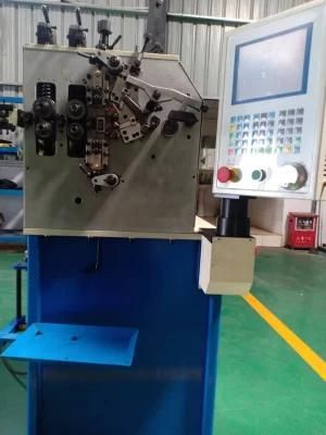 CNC Spring Coiling Machine Wire Diameter 0.5-2.0mm with One Decoiler.