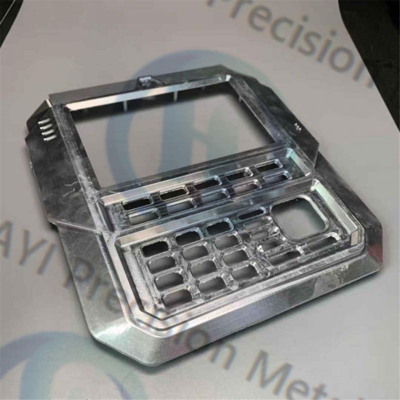 Sheet Metal Fabrication Mounting Plate, Laser Cutting and Bending Mounting Bracket