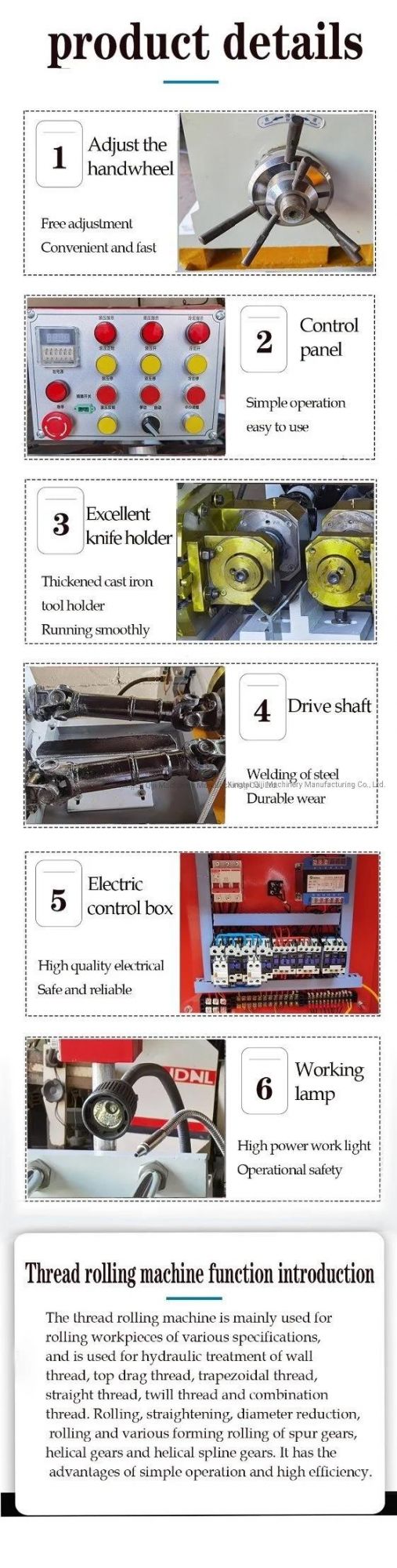 Hot Selling Fully Automatic Hydraulic Thread Rolling Machine