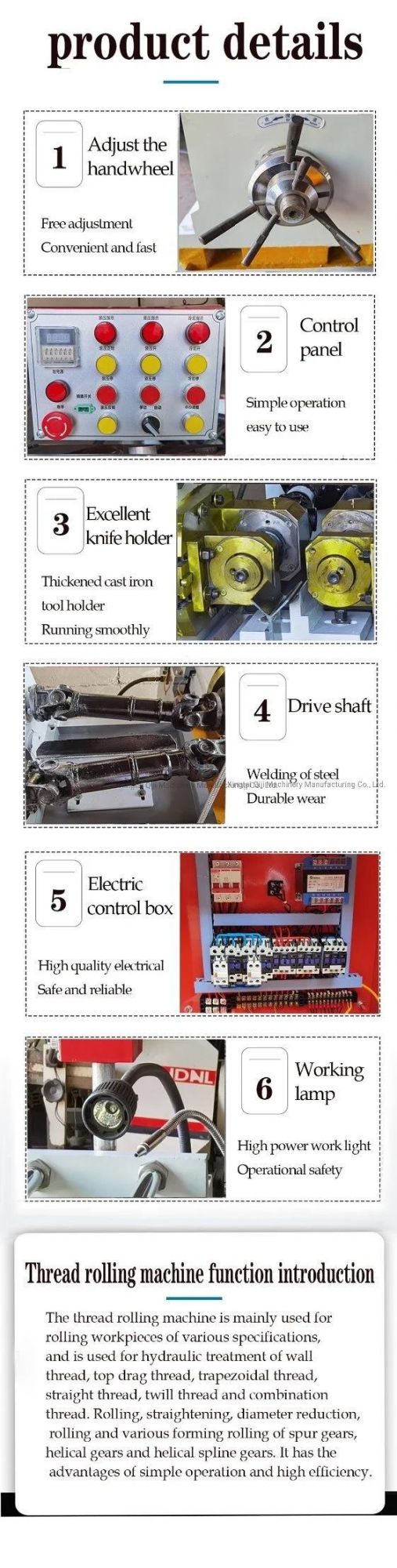 Hot Selling Fully Automatic Hydraulic Thread Rolling Machine