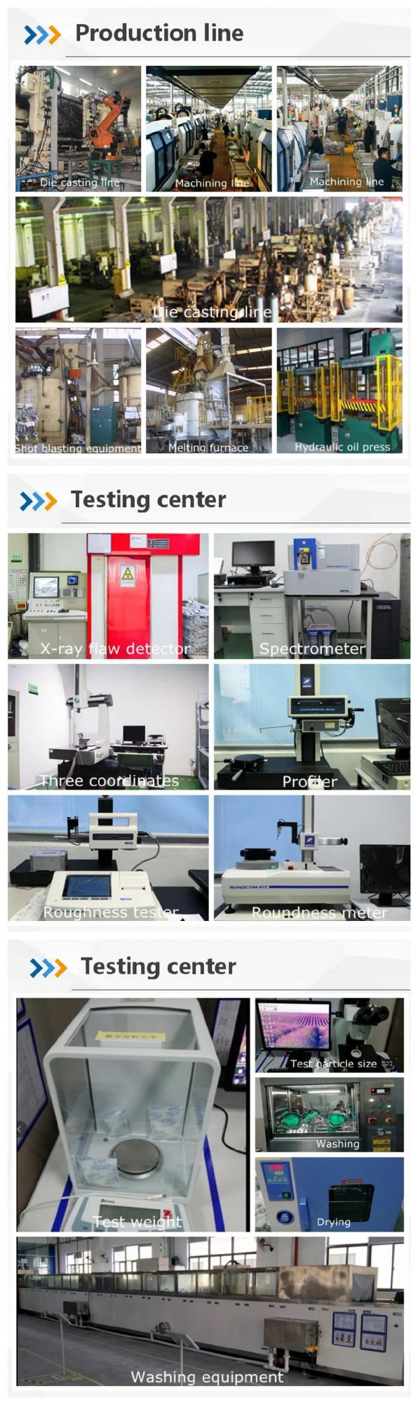Metal Die Casting Die Casting Products Precision Aluminum Die-Casting Parts Blasting Parts