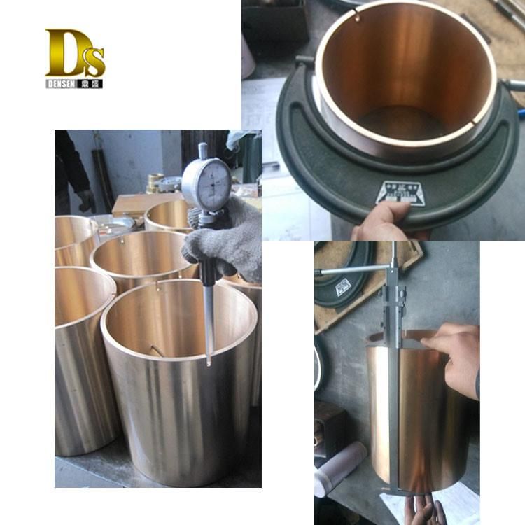 Densen Customized Centrifugal Casting Parts Wholesale, Bronze Bushing for Oil Drill Equipment