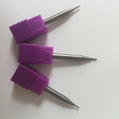 Outlet Uncoated 2 Flutes Carbide Micro CNC Machine Cutting Tool