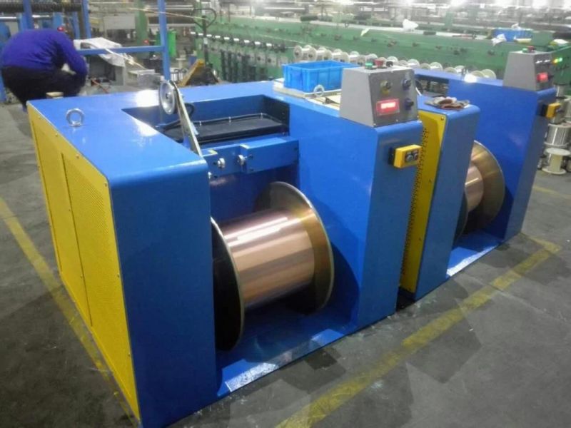 Copper Alloy Cable Wire Annealing Tinning Winding Bunching Twisting Stranding Extrusion Machine
