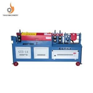 Two Motors Hydraulic Automatic CNC Wire Steel Straightening and Cutting Straightener Machine