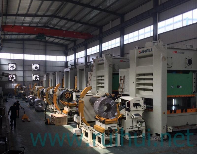 Coil Handling Systems Coil Sheet Automatic Feeder with Straightener for Machine Tool