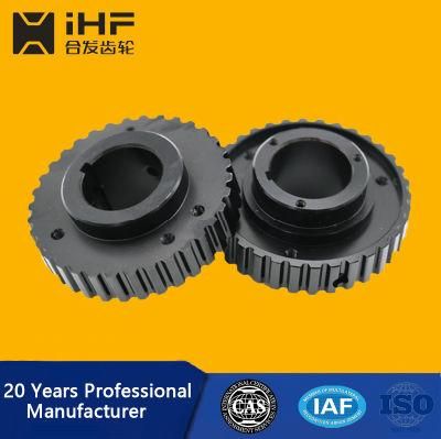Ihf Gears Transmission Stainless Steel Spur Surface Blackening Gear for Wood Working Machine Motor