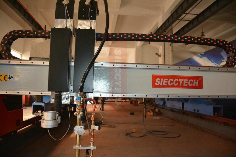Siecc3015D Plasma Cutting Carbon Steel Sheet Filber Laser Cutting Machine