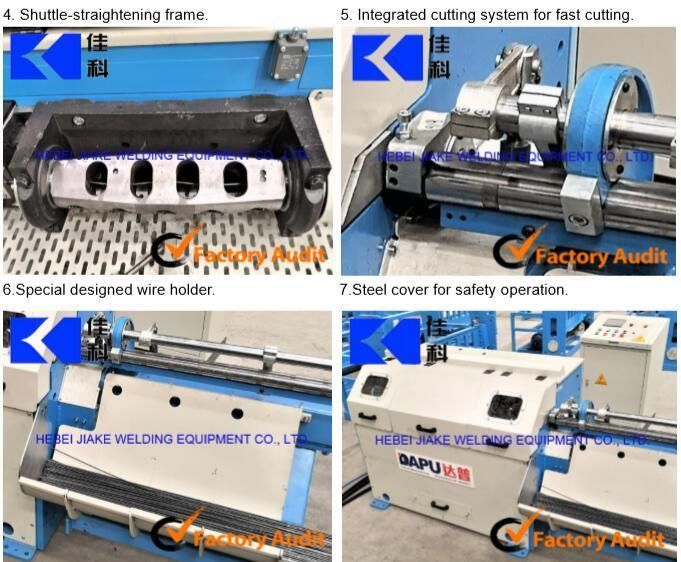 Fast PLC Control Iron Rod Wire Straightening and Cutting Machine