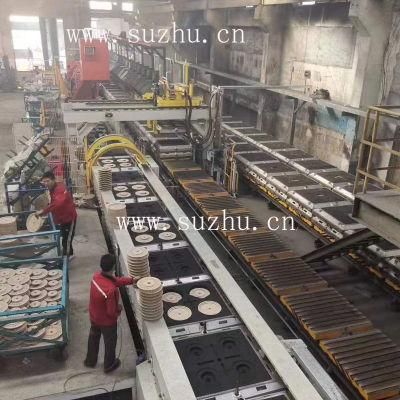 Static Pressure Automatic Horizontal Green Sand Moulding Production Line, Foundry Machinery