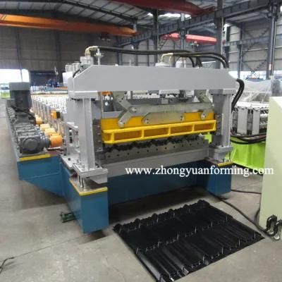 Top 10 Factory Customized! New Design Aluminum Step Tile Metal Roofing Roll Forming Machine