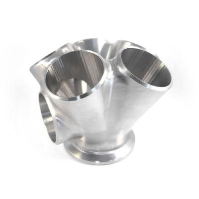 Precision CNC Machining Service Billet 7075 7xxx Series Aluminum Turbo Manifold Collector