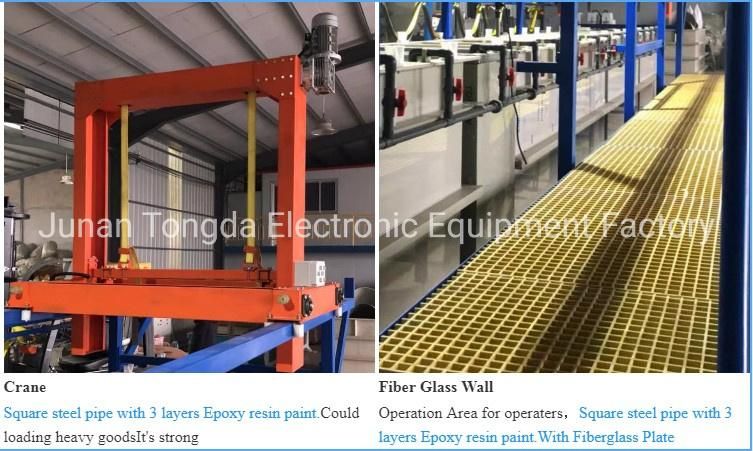 Full Automatic Plating Line Hard Chrome Plating Equipment Electroplating Bath