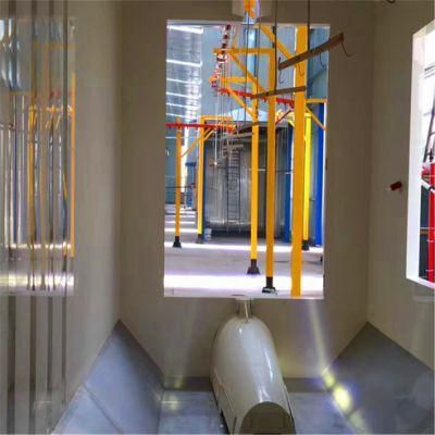 New Steel Electrostatic Manual Powder Coating Spray Booth for Aluminum Profile