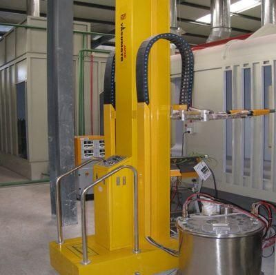 Automatic Powder Coating Booth with Spray Guns