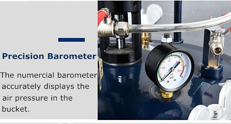 10L Pneumatic Pressure Paint Pot/Tank with Auto Mixing Agitator/Stirrers