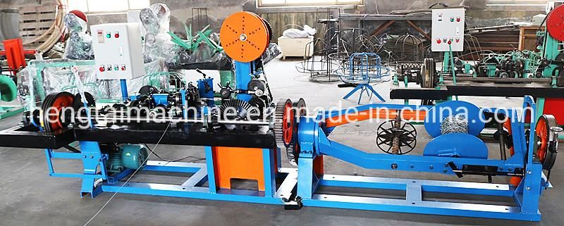 Double Wire Twisted Barbed Wire Making Machine Set Made in China
