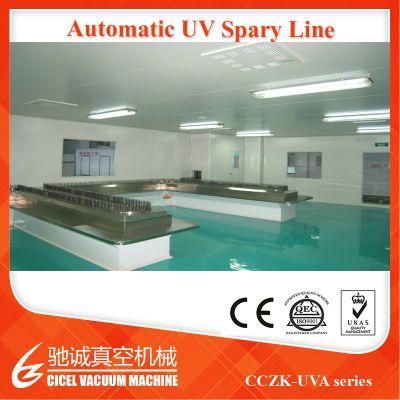 Automatic UV Spray Paint Line for Plastic Component Vacuum Coating Machine, Plastic PVD Coating Machine